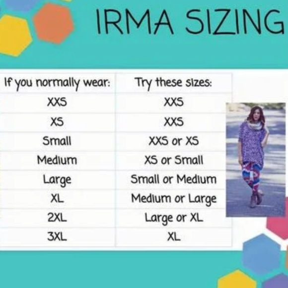 Red Gold Dark Green LuLaRoe Irma Small NEW multistripes - Picture 9 of 11